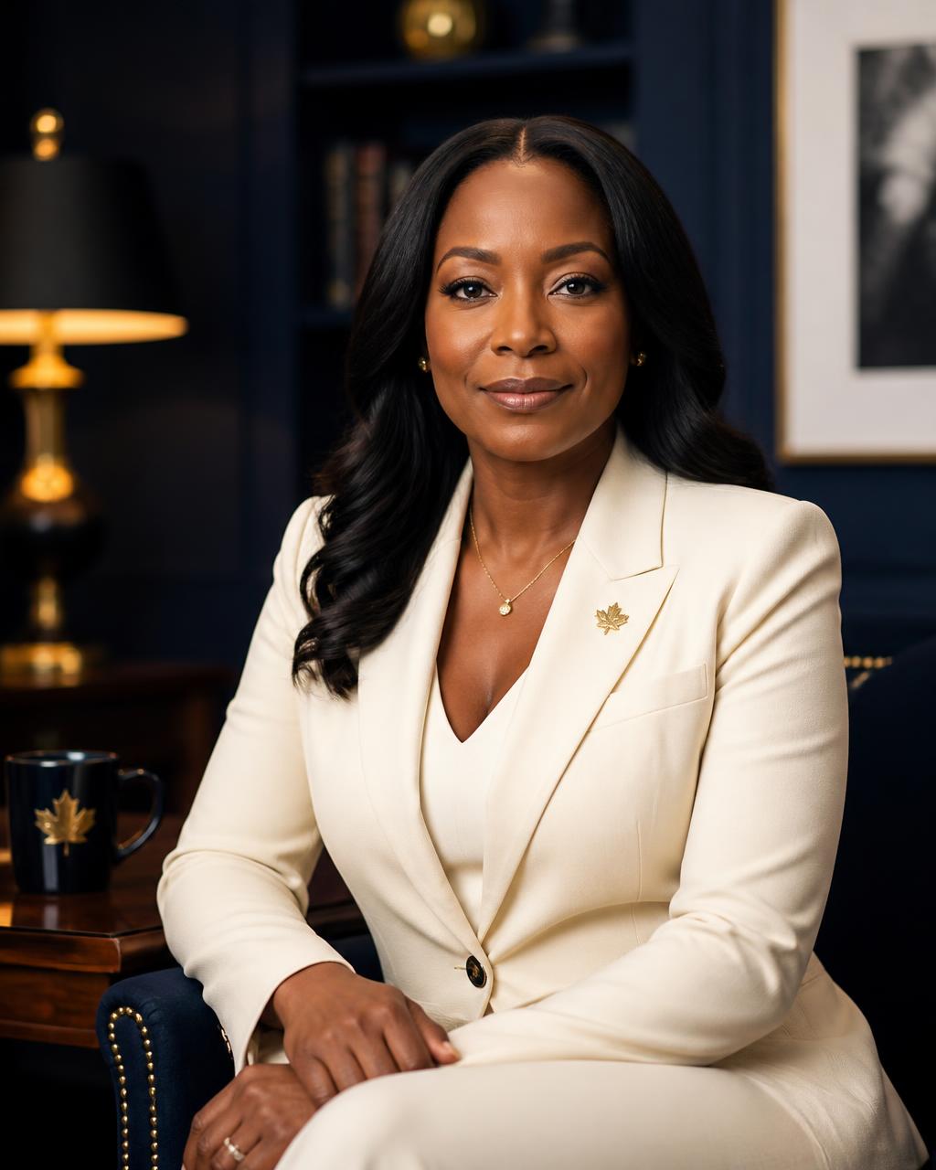 Senior Canadian executive advisor seated in a refined private office